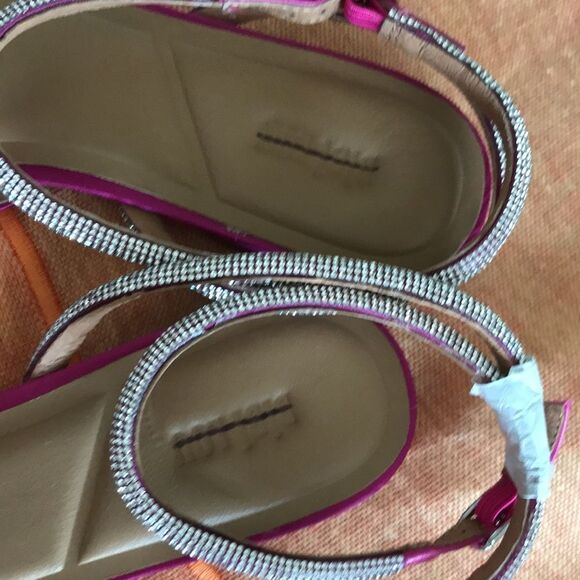 Bibi Lou x Anthropologie Pink Flats with Bow size 8 - Picture 11 of 16